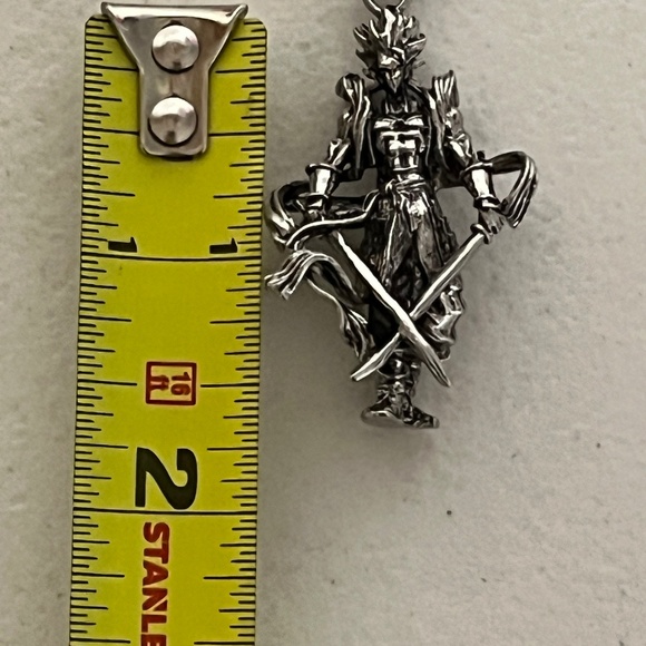 Dragonball Z Vegeta Double Sword Charm Pendant Necklace Goku - Picture 8 of 9